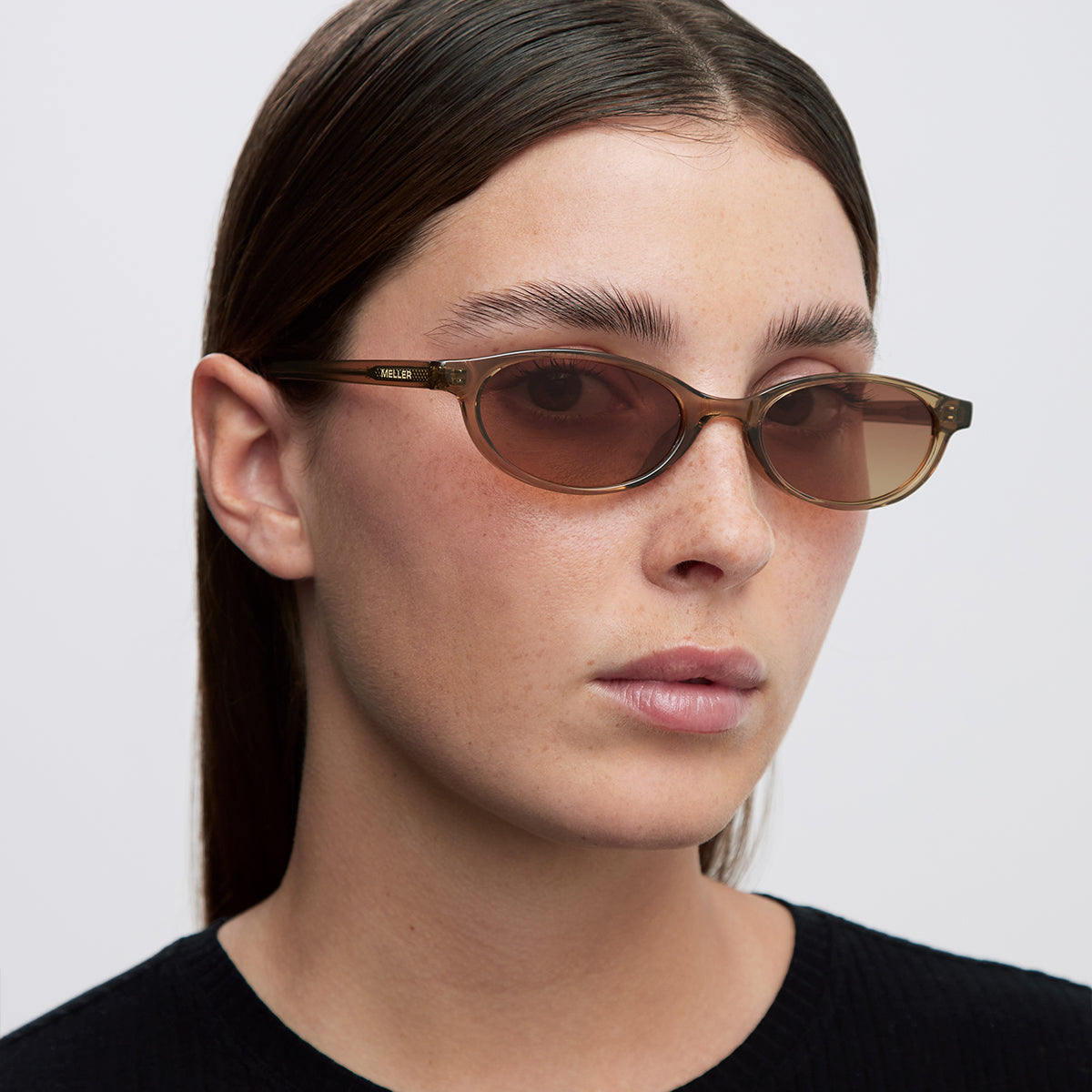 Meller 管理No.592 13 MELLERサングラス KOB-GREIGEOLI 241016 セルフレーム フルリム ブラウン系フレーム | Binti Greige Brown - Sunglasses