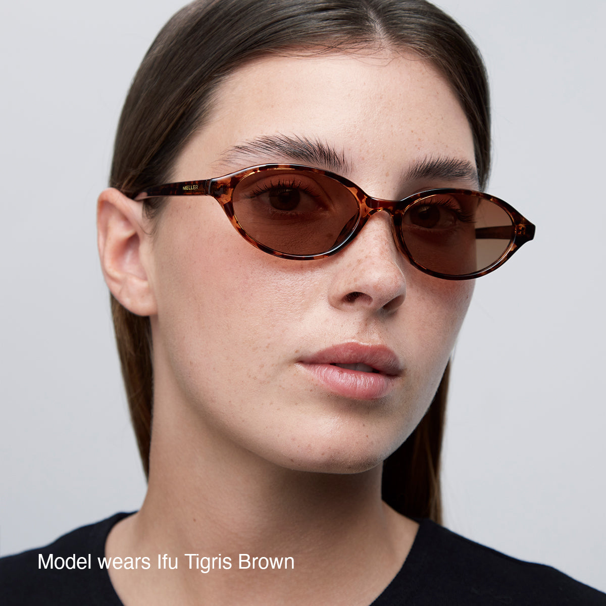 NEW Meller ‘Ifu’ Sunglasses in Black Brown Meller | Ifu Black Brown - Sunglasses main image 2