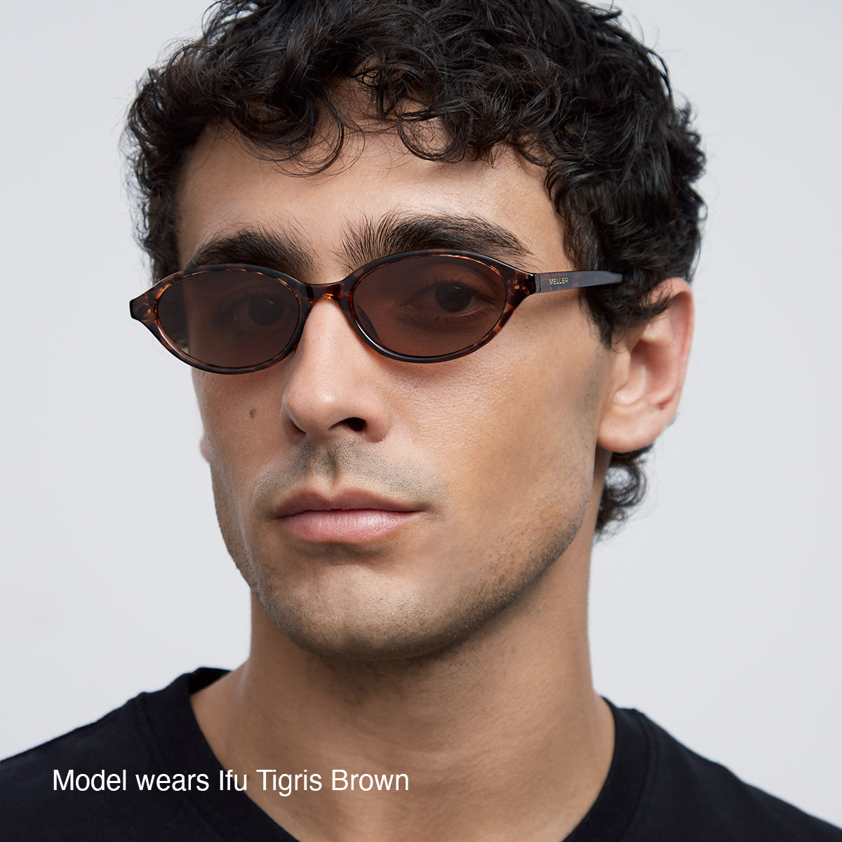 NEW Meller ‘Ifu’ Sunglasses in Black Brown Meller | Ifu Black Brown - Sunglasses main image 4