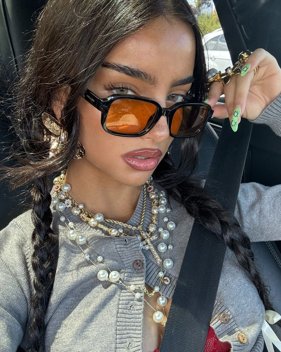 Retro Eyeglass Chain Acrylic Beaded Eyeglass Chain Retro Theme