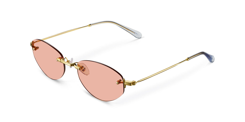 Meller Amina Gold Peach sunglasses