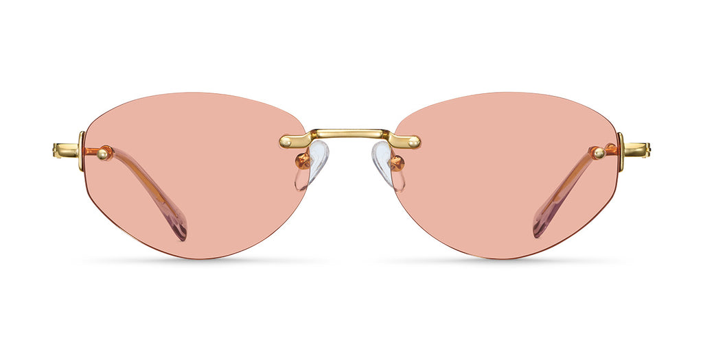 Meller Amina Gold Peach sunglasses