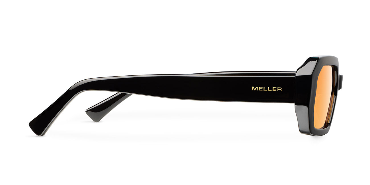 MELLER ブラック サングラス スクエア Meller | Esi Black Orange - Sunglasses