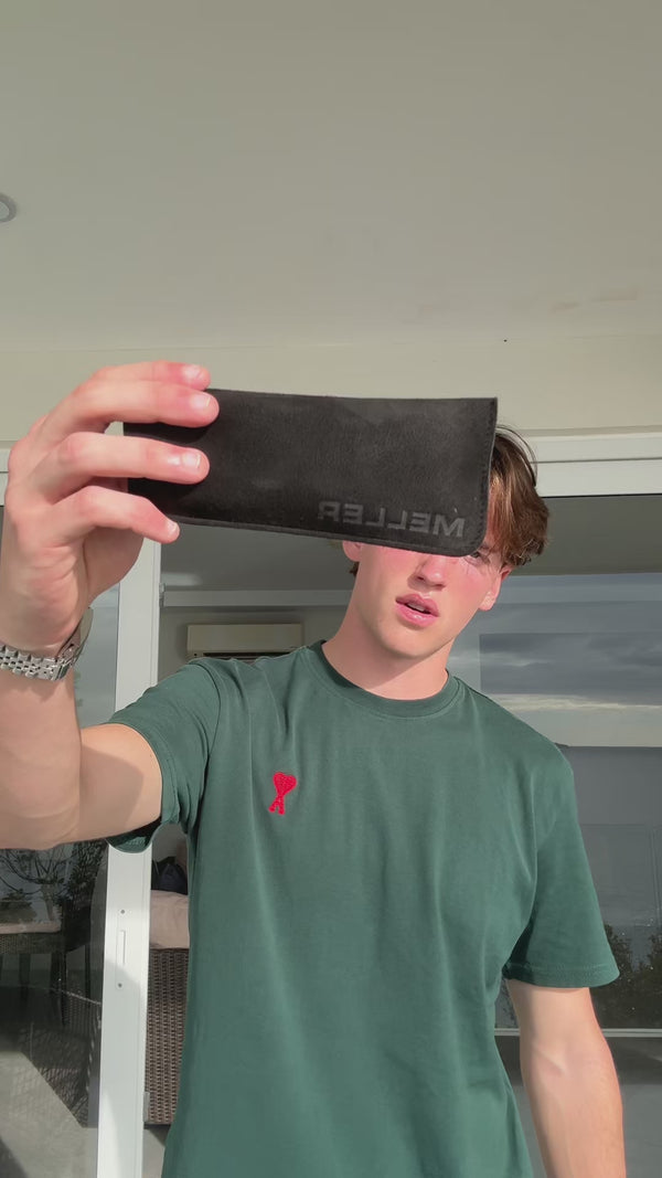 Tom Despierres with Tana All Black sunglasses from Meller