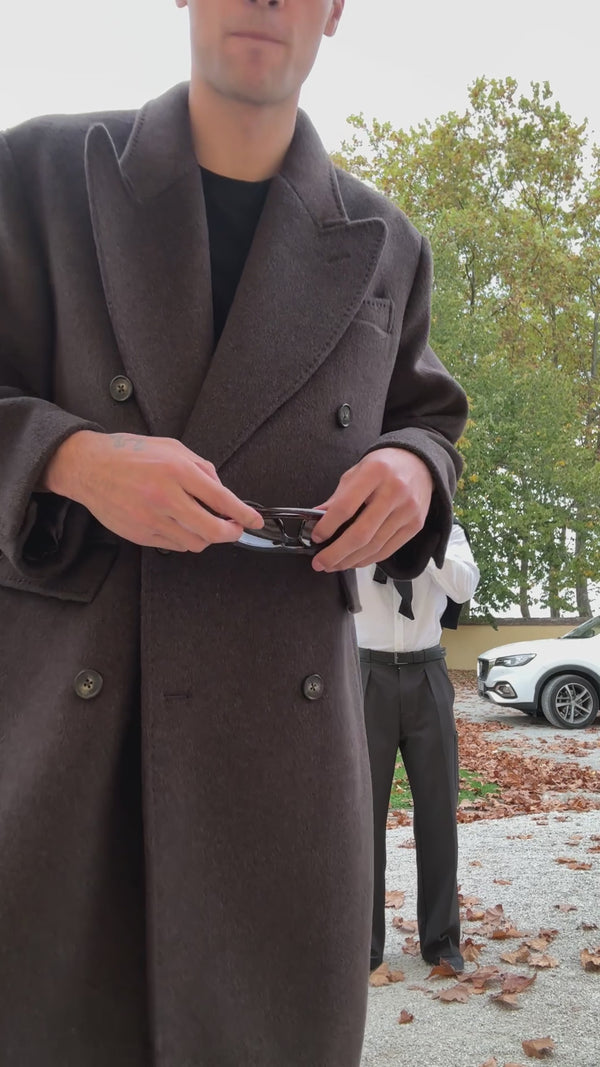 Anthony Tran with Kena Tigris Brown sunglasses from Meller