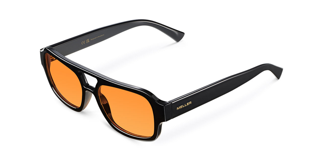 Meller Shipo Black Orange Lunettes de Soleil