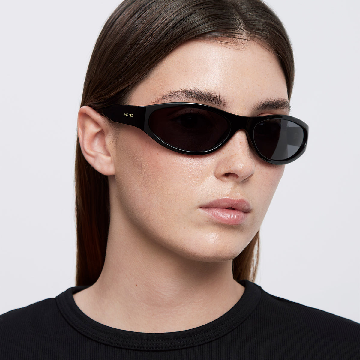 Meller Bron All Black Sunglasses - Main Image