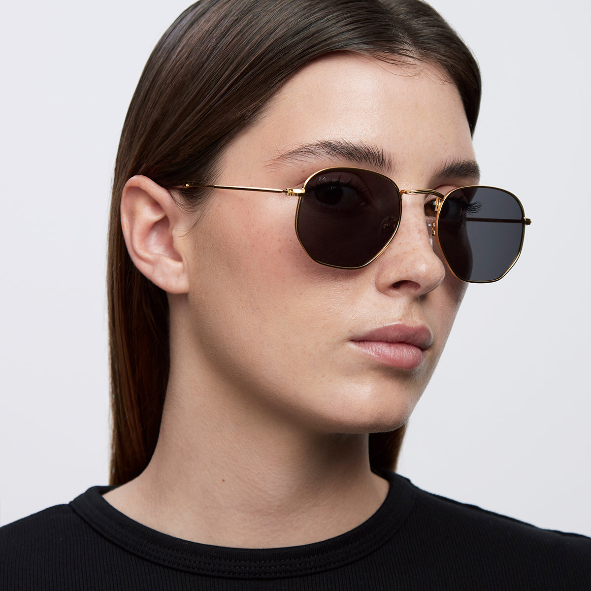 NEW Meller Y3 Goldcar Unisex Round Carbon Sunglasses‎ Meller | Idir Gold Carbon - Sunglasses main image 3