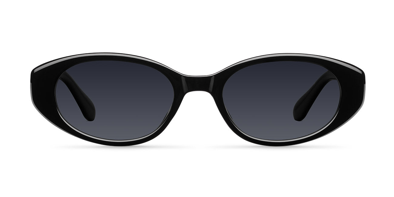 MELLER ブラック サングラス スクエア Meller | Zina All Black - Sunglasses